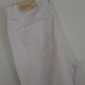 Ann Taylor Loft White Jeans